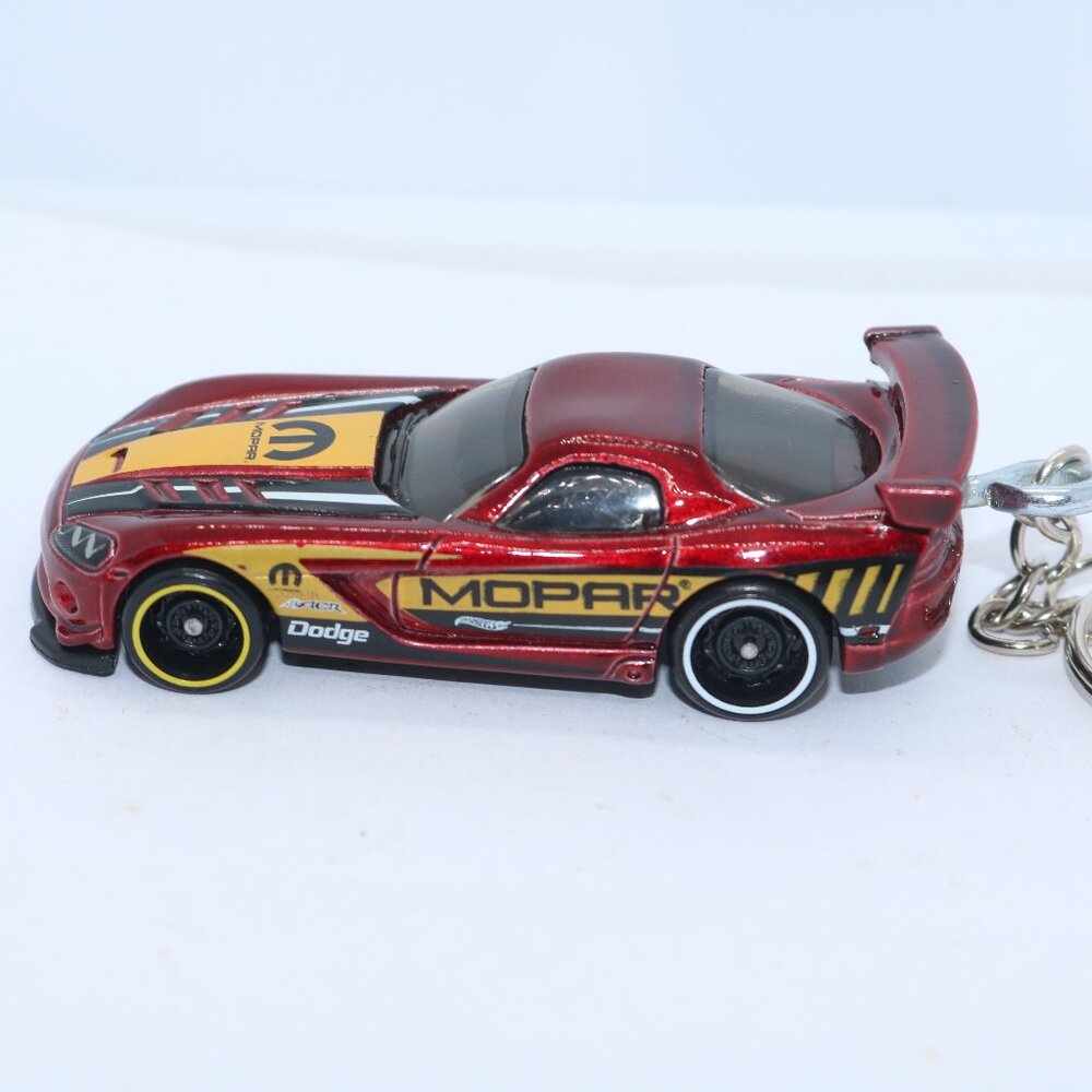 Hot Wheels Dodge Viper CUSTOM keychain